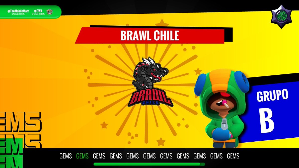 #GLLBS • GRUPO B 

¡Bienvenidos <a href="/BrawlChile_/">Brawl Chile Oficial</a>! 🇨🇱

Fueron subcampeones de su país y ahora intentarán demostrar su potencial ante los mejores 👀

¿Cómo les irá? 🤔