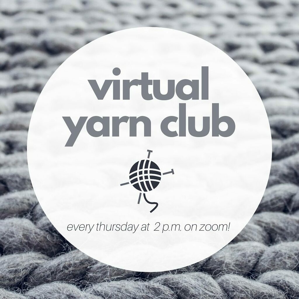 TredyLibrary's tweet photo. Did you start a new knit or crochet project during the lockdown? Join us on Zoom, starting this Thursday, April 23rd at 2:00 p.m. to work on your projects together! Email Zoey at zmills@ccls.org for the Zoom Meeting ID and password!
#knit #crochet #ttlr… https://t.co/pcfxnZjlNp https://t.co/b3poRurddc