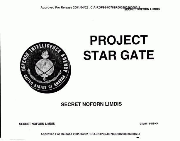 Now, things get weird in the early 1970s at SRI. Working with the CIA they undertook a series of investigations of psychic phenomena.The project used "consciousness researchers" with funding from the US intelligence community. It became PROJECT STARGATE