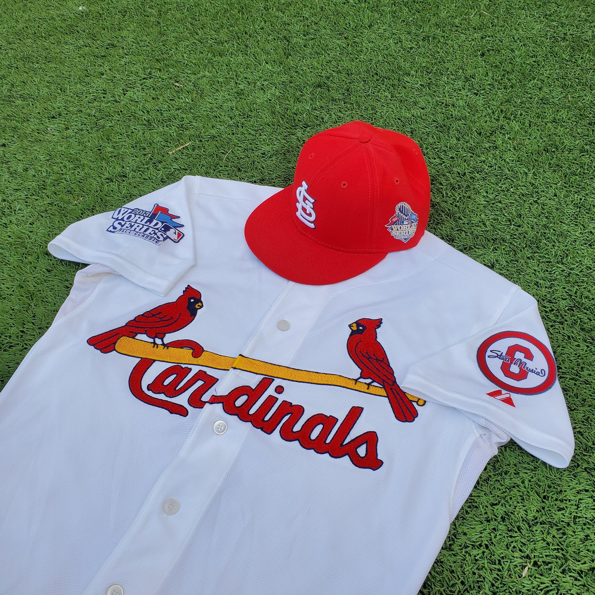 🏆 - Andy on X: April 21st of #30Teamsin30Days are the St Louis Cardinals  Featuring the 2013 World Series home jersey, with Stan Musial memorial  patch. #Cardinals #STLcards #Baseball #MLB #NewEra #NewEraCap #