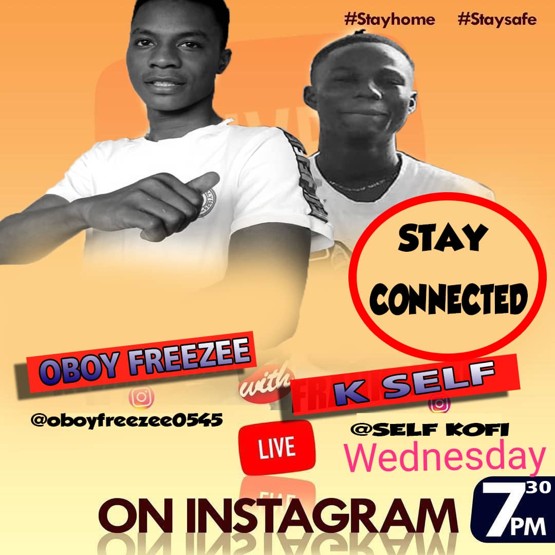 Live on instagram
Follow @oboyfreezee0545
Morrow 7pm sharp