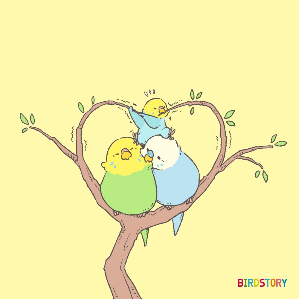 「おはようございます。
本日は4月22日、よいふうふの語呂合わせから、よい夫婦の日」|BIRDSTORYのイラスト