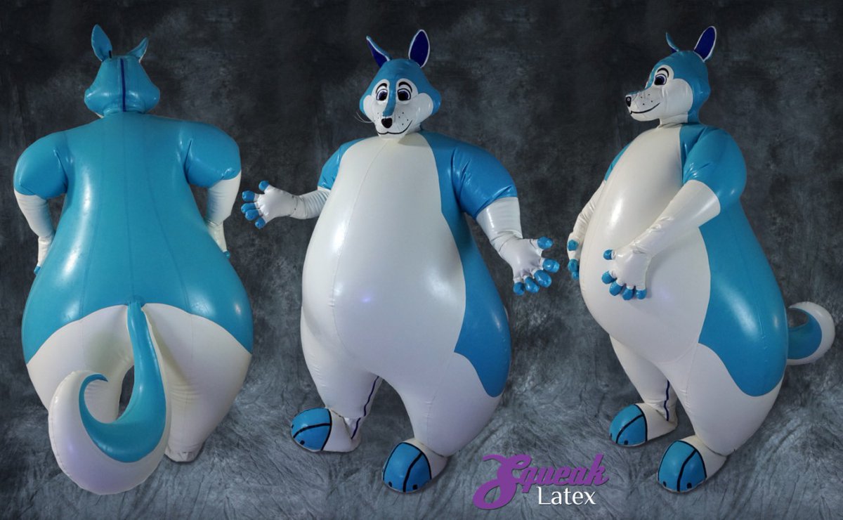 Brand new inflatable latex husky from us is up for auction!!https