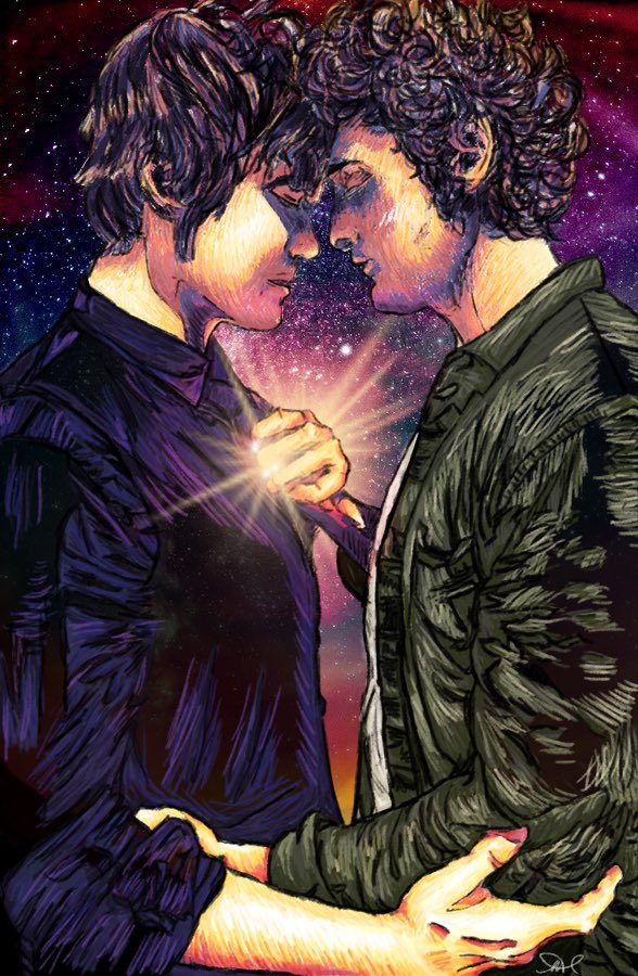 SailorChiron's tweet photo. I've never posted my art on Twitter, just instagram and tumblr. Be gentle. @MichaelVlamis @tylerjblackburn #RoswellNM #malex https://t.co/VE8zY7U7Z7