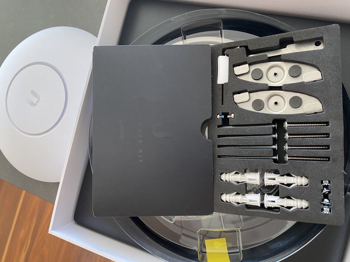 Gotta hand it to  @ubnt - I’ve never seen such careful packaging of screws before 