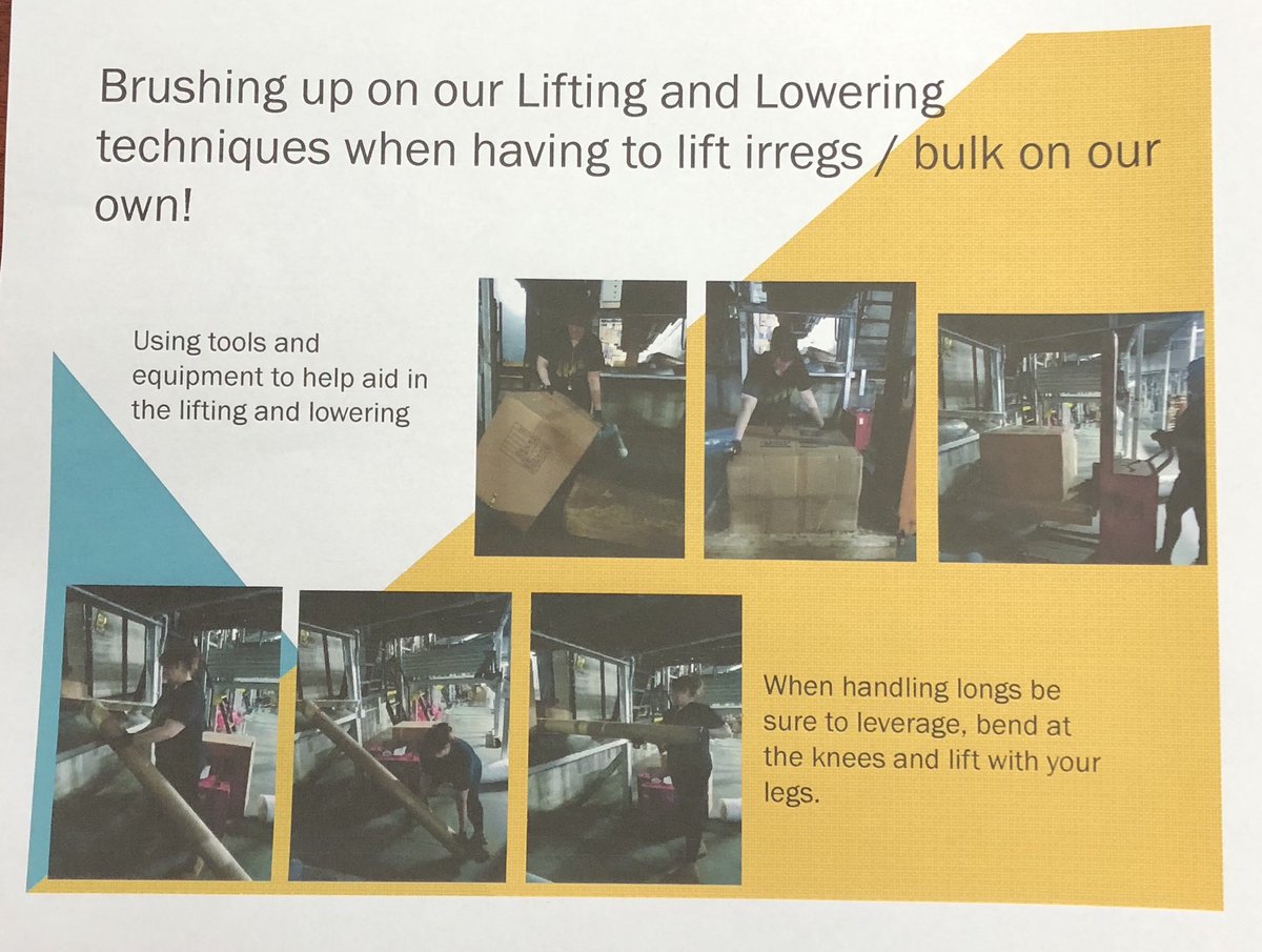NightsProri's tweet photo. PRORINIGHTS demonstrates how to safely handle bulky packages. https://t.co/OC5GuOVS5w