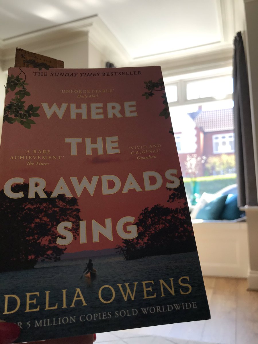 Book 16: Where the crawdads sing - Delia Owens This is one of the best books I have read in YEARS it made me want to deprive myself completely of sleep. The language flows beautifully, the characterisation and plot are perfect. Can’t recommend this enough. Gorgeous.