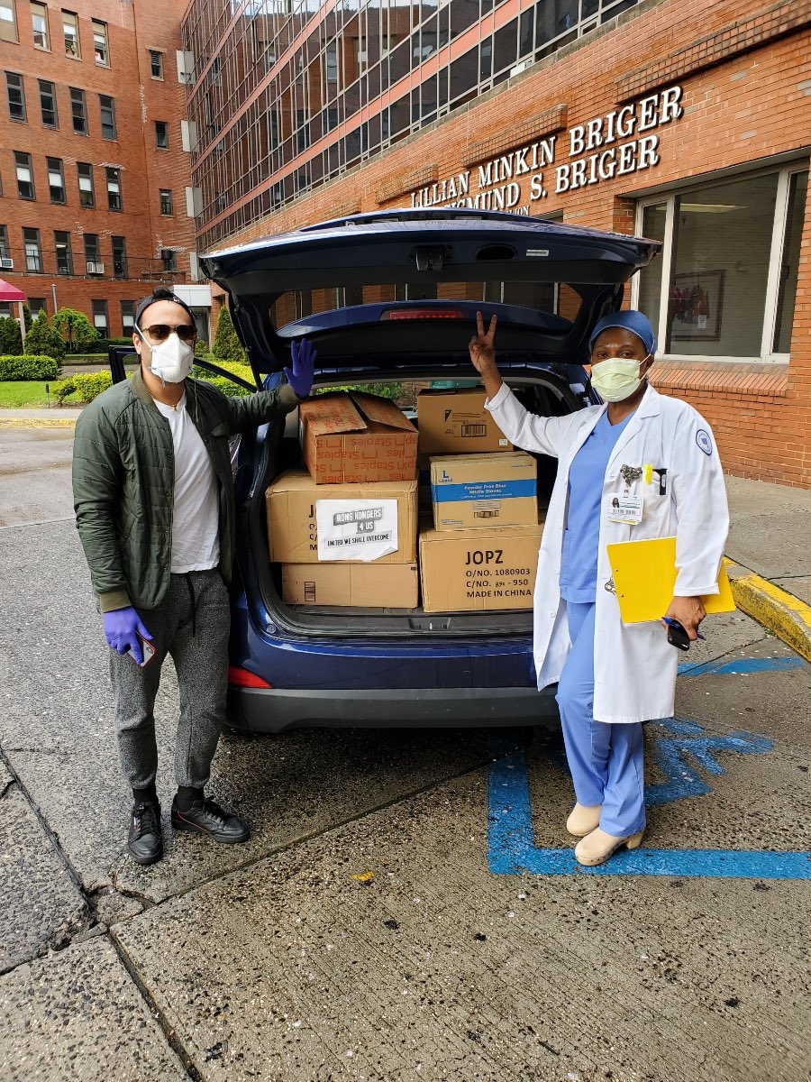 From NJ to Staten (to pick up my parent’s SUV) to Manhattan <a href="/nyugrossman/">NYU Grossman School of Medicine</a> to BK to drop off PPE at @KingsbrookBKLYN on behalf of <a href="/ppe2nyc/">PPE 2 NYC</a>. NYC is part of my DNA, and I am so proud to be working w/ such a selfless and proactive group of fellow med students to help out my hometown!