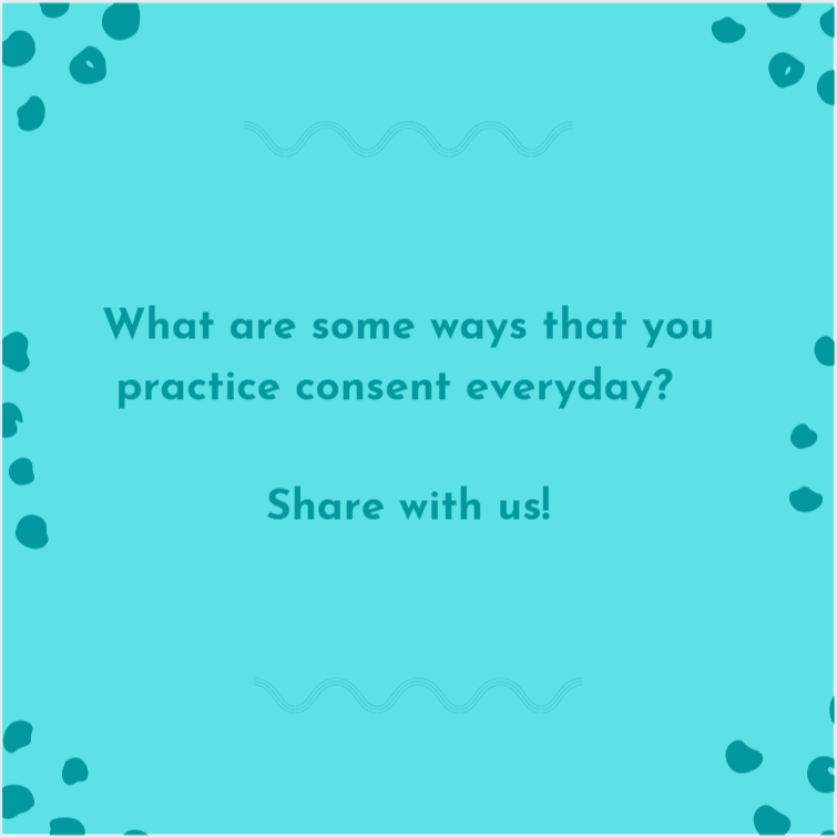 State_ItsOnBlue's tweet photo. Hey Sycamores!

Did you know that we practice consent everyday? Here are two prime examples of how we do practice it! Now we challenge you to share: How you practice consent everyday? We look forward to your response!

#itsonblue #indianastateuniversity #SAAM #consent #titleix https://t.co/Yf2rjNWQlz