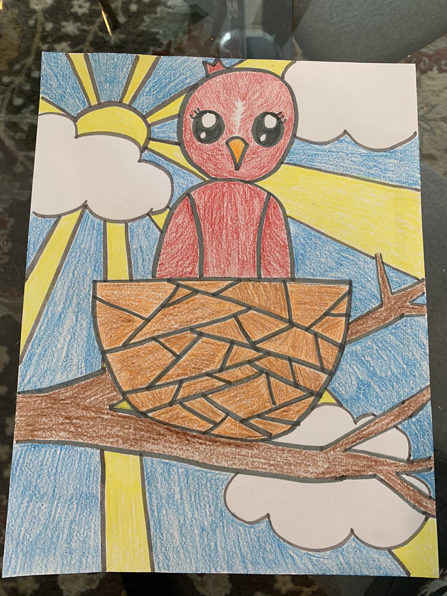 elemmendorfer's tweet photo. Our art project for the day! Thanks for coming to visit @ArtWithMrsRuff ! It was fun for me to participate too!! #longfellowbears #Longfellowpto #weared97 #kinderbears https://t.co/ip5sPVYOFS