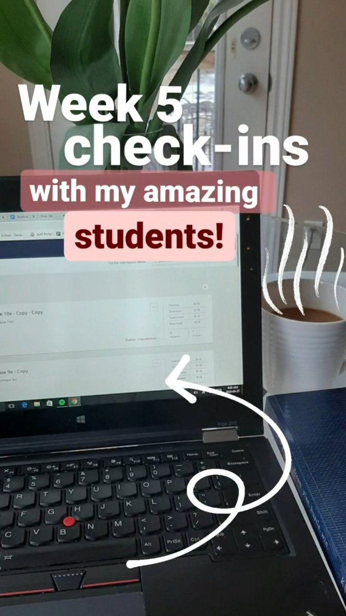 ChantaleDonaghy's tweet photo. Week 5! Checking in! #ourSHHS #weeklychallenges #stayingconnected #missingthestudio #wfh #staysafe https://t.co/flLQKL0daH