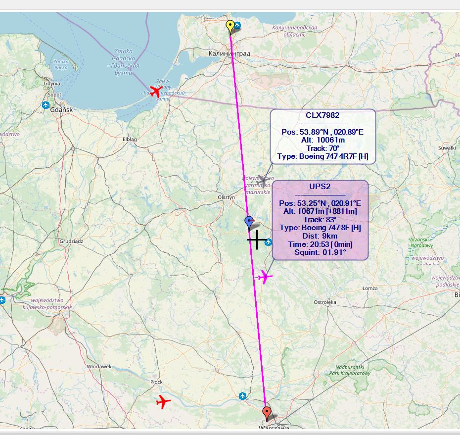 sp5xmu's tweet photo. Tonight #SPAC on #1296MHz @SP_VHF_C nice 13QSO's &amp; final call with Alex #RA2FGG via #AirPlaneScatter using 2x @Boeing 747 CARGO planes ✈ UPS2 #N577UP &amp; ✈️@Cargolux_Intl CLX7982 LX-WCV @GhzCom @UKGHZ #hamradio #AirScout 🛩️ More: https://t.co/CuEY3yYn3p #UKAC #NAC ODX #SK7MW 624km https://t.co/0TDCPzQXth