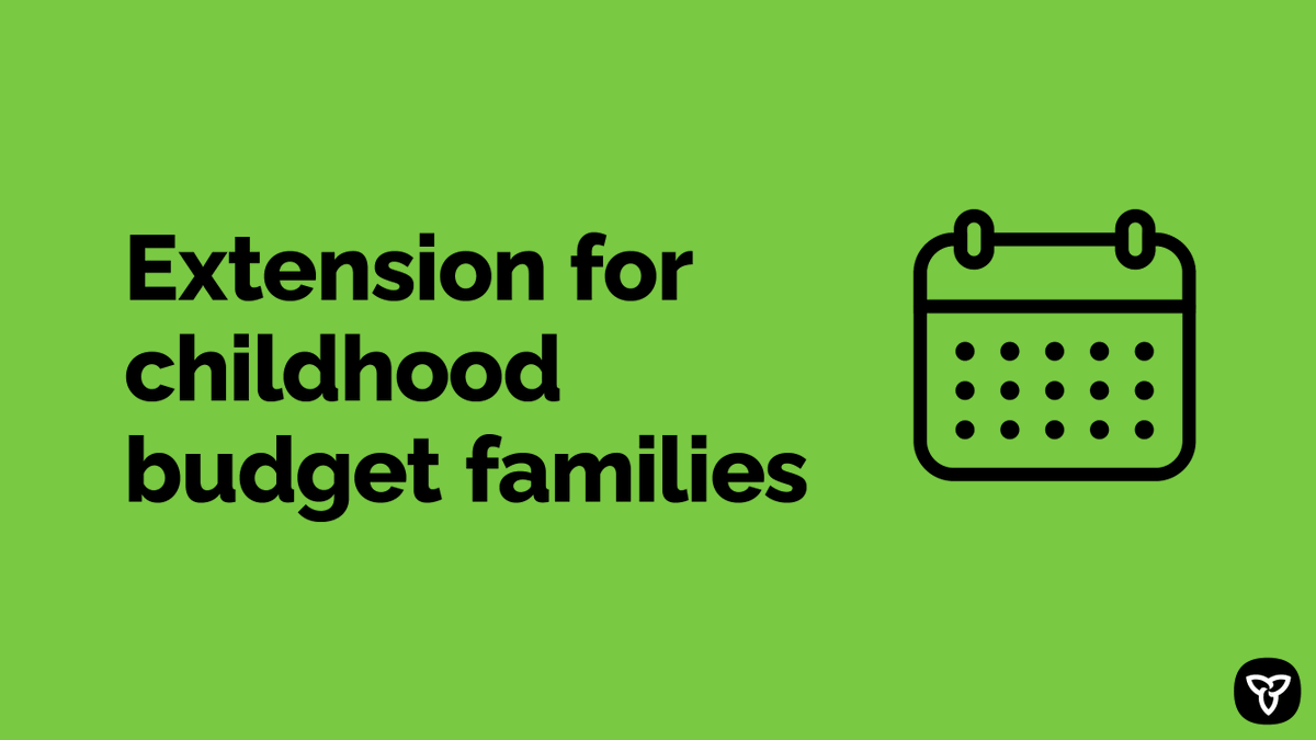 ChildrenON's tweet photo. Autism childhood budget update: We're extending the deadline by up to 6 months for families to spend their funding and submit their expense form if necessary. Learn more: https://t.co/NeXK6RtmuU https://t.co/UTy63yErME