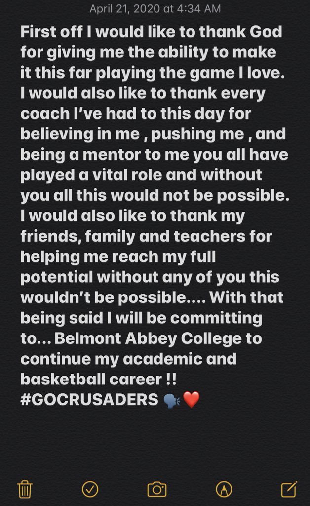1kDon's tweet photo. 110% COMMITTED 🗣❤️ #GOCRUSADERS https://t.co/PY5DkkHkmN