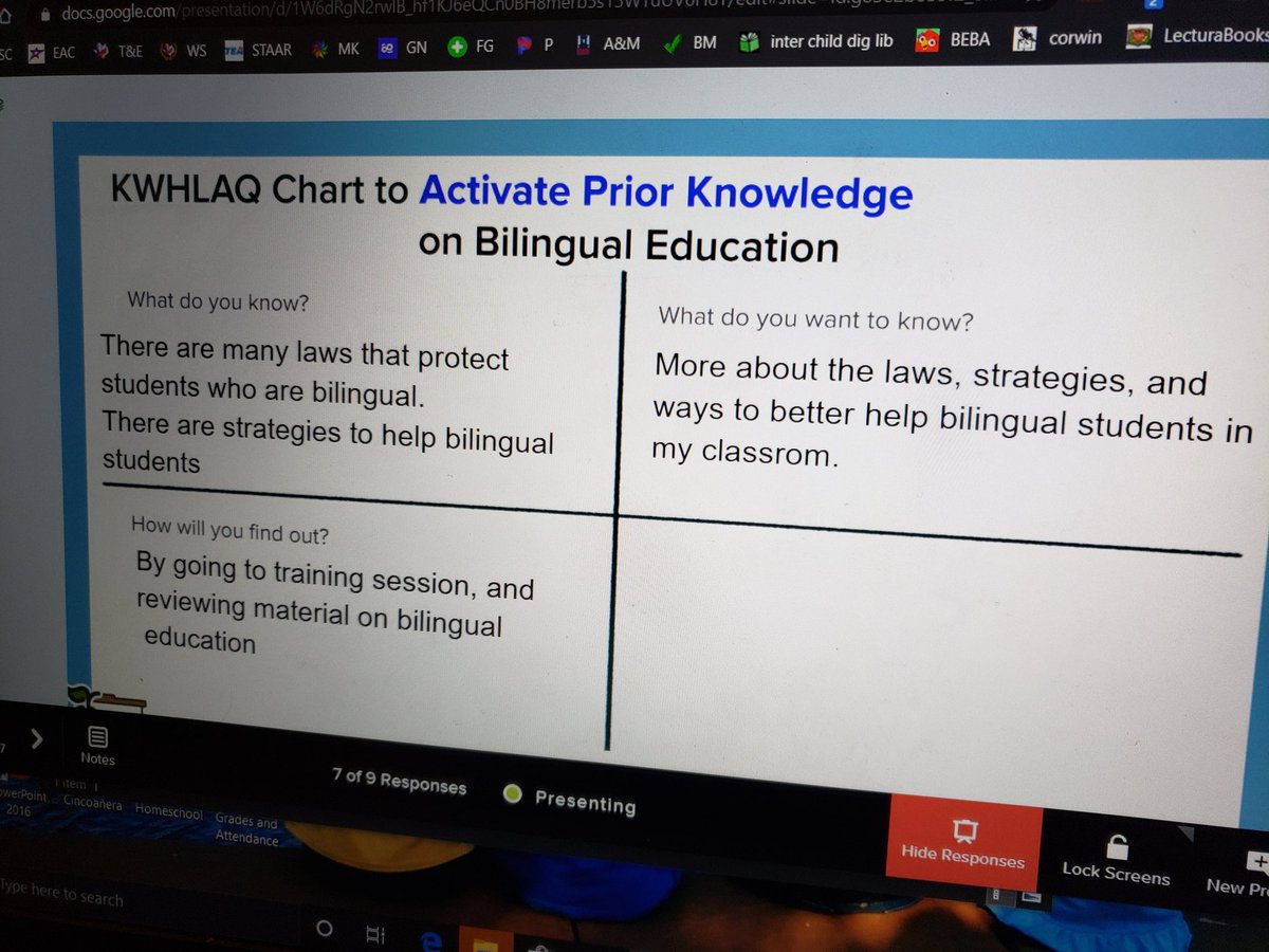 mrsbcardenas's tweet photo. The LIVE Webinar on Bilingual Supplemental Certification today was awesomeness 🤩 There's no stopping the service to our districts when we have tech apps like @zoom_us N @PearDeck that make virtual engagement possible🤗 #DistancePD @ESC1Brownsville @esc1bilingual @BrownsvilleISD https://t.co/i4rHptaiNK