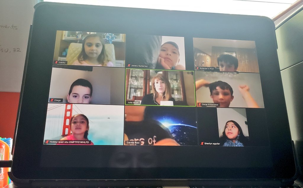 ArgumedoDual's tweet photo. We had a special visit during our Zoom meetings. Thank you Mrs. Bush @HowsmanGuidance you gave my students a nice appearance surprised 💙💛🦅
@NISDHowsman #Howsmanlegends #nisdlegends https://t.co/Gq0NxbKhOU