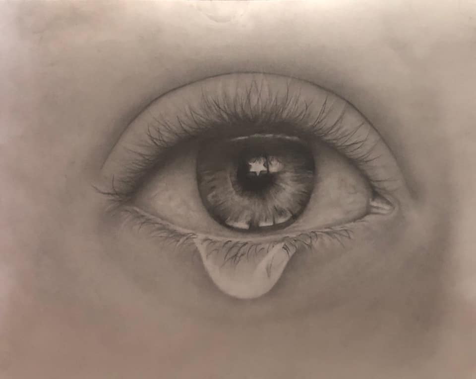 Julia Reichman '23 spends time drawing while in quarantine. She drew this beautiful work, called Remembering the Holocaust, in honor of Yom HaShoah (Holocaust Remembrance Day). Julia also submitted this piece to the St. Louis Holocaust Museum Art Contest. #JBSLOVE2020
