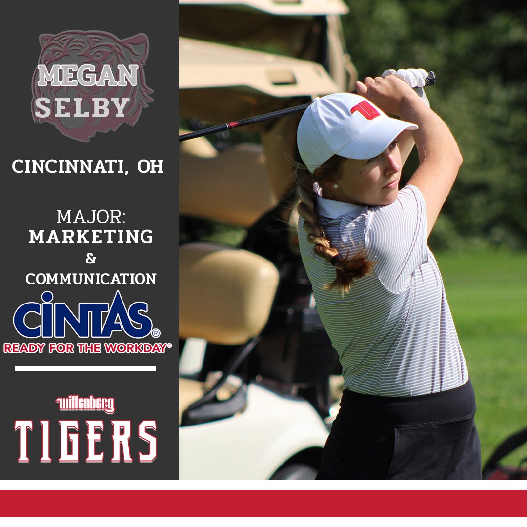 WittAthletics's tweet photo. After a great career in the 🔴&amp;⚪️Megan Selby of @WittenbergGolf will be joining the @CintasCorp upon graduation! Selby will join a two-year management trainee rotational program, where she will learn the business from the ground up.
#BuildingChampionsforaLifetime
.
#TigerUp https://t.co/2nGCnXZCGf