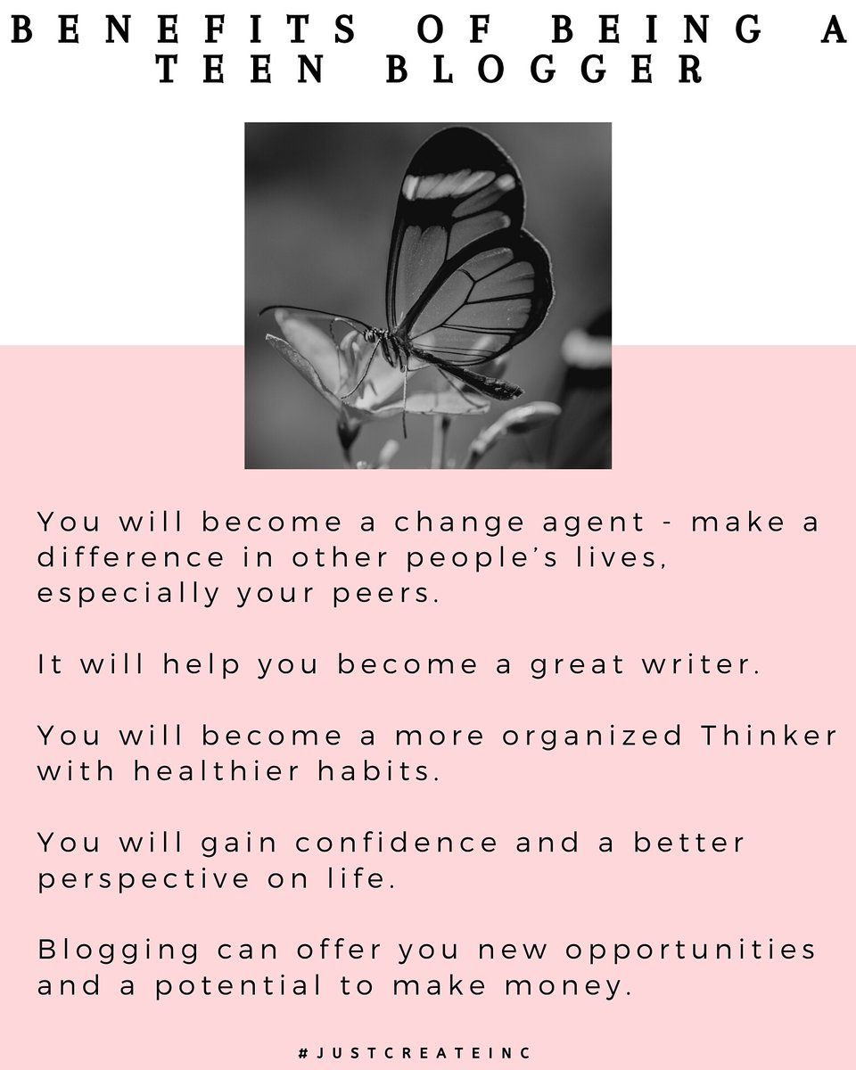 LetsGoDigitalS1's tweet photo. Being a blogger is more than just writing about something you are passionate about. It stretches you to being an opinion leader and an influential individual because of your knowledge of a specific topic/ field. #justcreateinc #teencontentcreatorssa https://t.co/puMf5xMbLn
