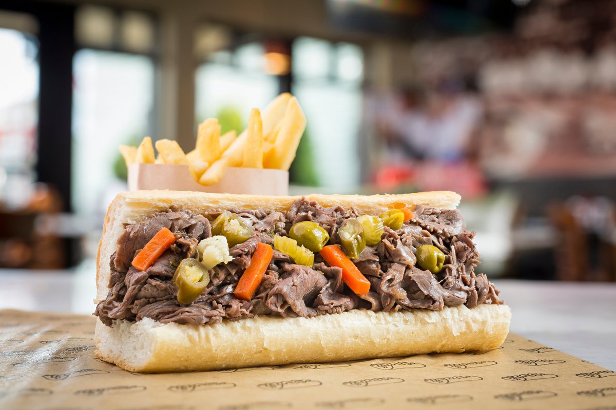 BuonaBeef's tweet photo. Starting this Thursday, those effected by the pandemic can go to our Berwyn location to receive FREE a Buona Beef, fry, and drink every Thursday from 2-5pm during the stay at home order. This includes front-line workers &amp; the unemployed.

Limit one per qualified customer present. https://t.co/jewgYIvFky