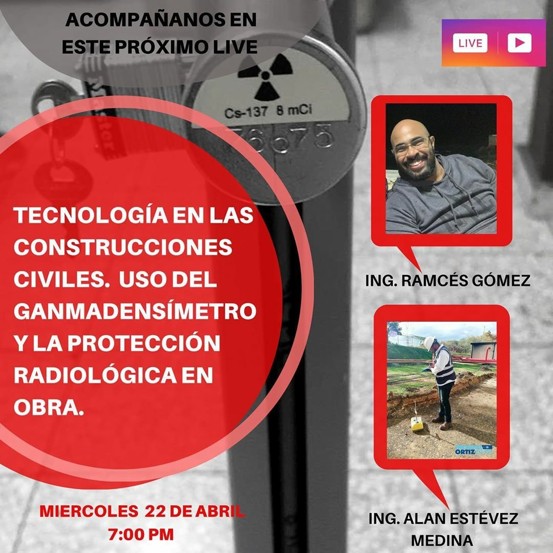 ramces_gomez's tweet photo. Acompáñame junto a @AlanEstevez, para conocer como y para que se utiliza el densímetro nuclear en las obras viales.

El live lo haré a través de la cuenta de @indarca_srl

Miércoles 22 de abril 2020 a las 7:00 P.M https://t.co/lOeISYHQ0i