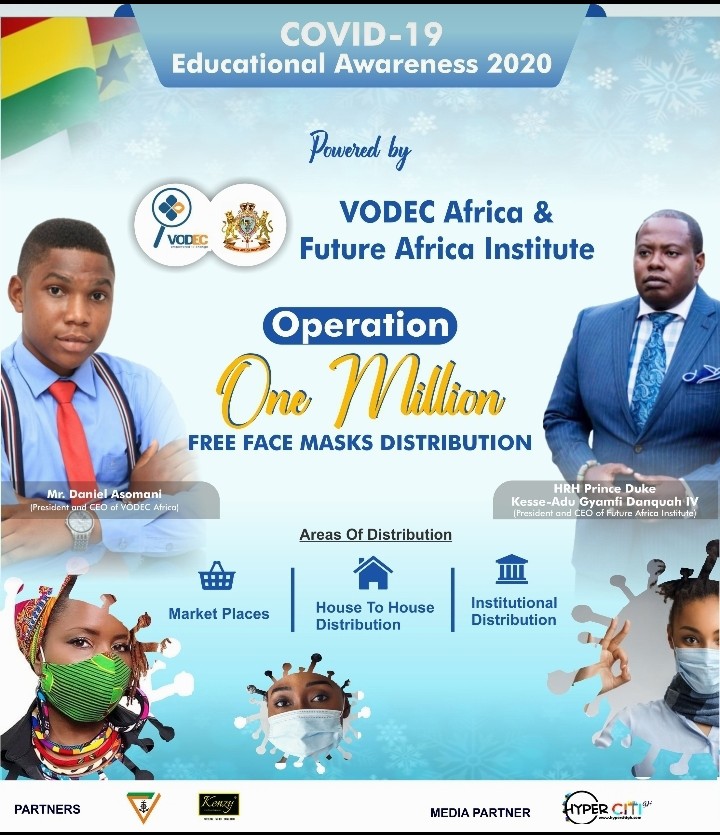 vodec_africa's tweet photo. We believe in creating the change we want to see in our world rather than being spectators!
#OperationOneMillionFreeFaceMasksDistribution
#EmpoweredToChange
#VodecAfrica https://t.co/ERq7apHdw5