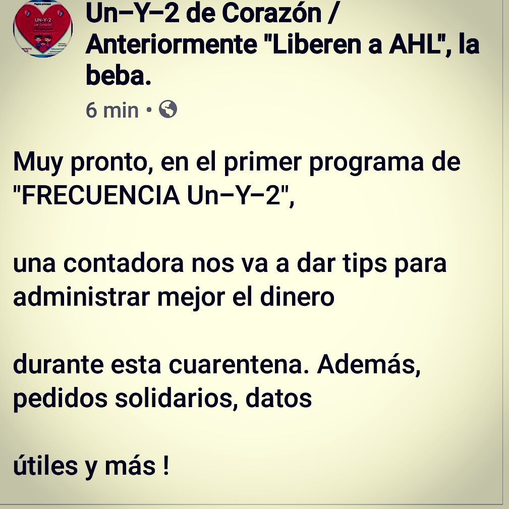 UNY2deCorazon's tweet photo. #radio #UnY2deCorazón #FrecuenciaUnY2 #convivencia #dinero #podcast #Encuesta #EnCuarentena #cuarentena #programa #economia #quedatencasa #togheterathome #plata #economía #economy #economics https://t.co/7If52TZjsA