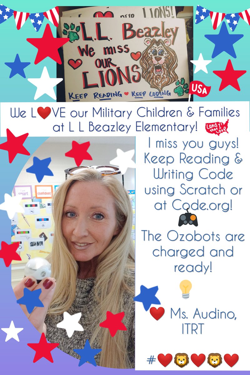 beazley_itrt's tweet photo. Beazley Elementary celebrates &amp; appreciates our military students &amp; families! Thank you for your bravery and sacrifice on the homefront! 🇺🇸 ❤ #ThankYou #ROAR https://t.co/WeT45g4vdj