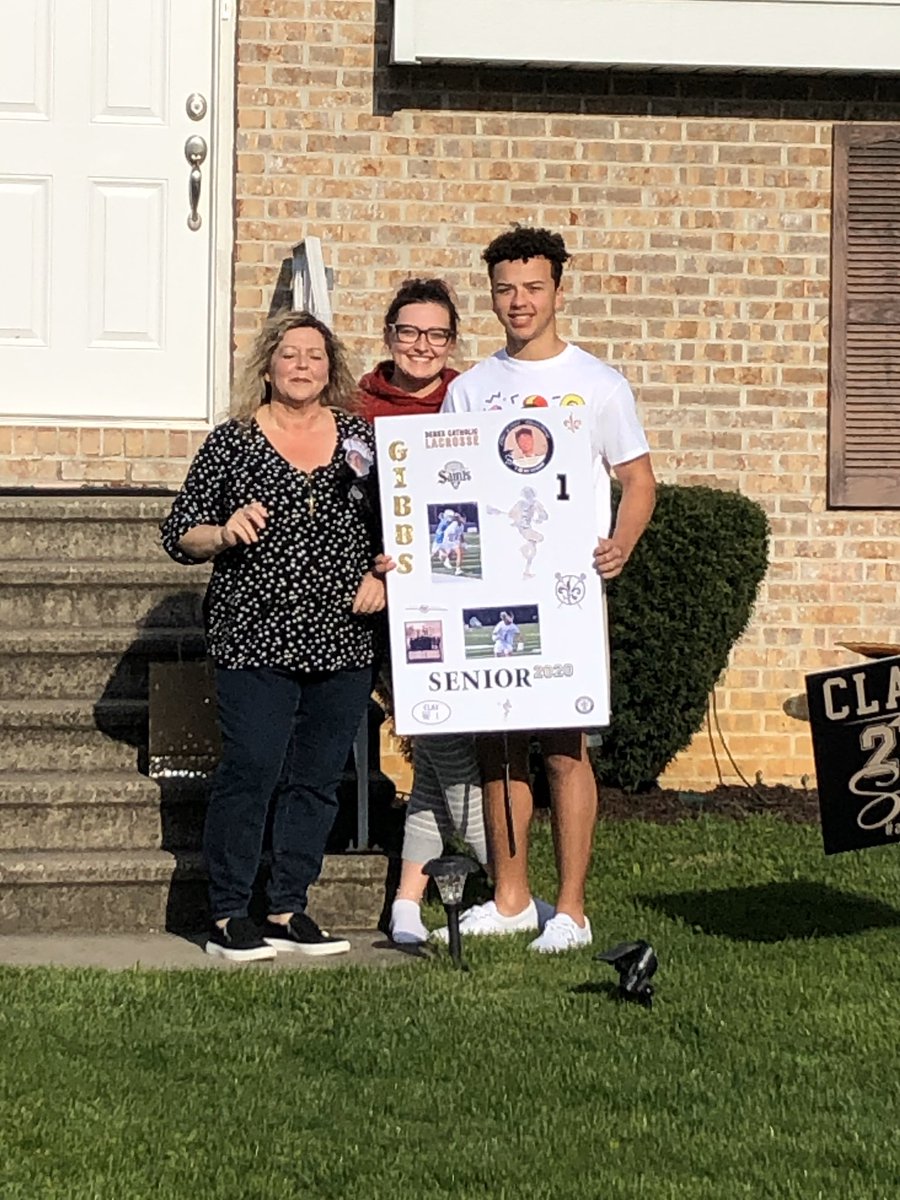 WeAreBC55's tweet photo. It’s #SeniorNight for Boys Lacrosse!  Congratulations to the #Classof2020 and thank your for 4 great years of Berks Catholic Lacrosse.  What a great night to be a Saint. We love you kids! #laxbros https://t.co/LDgTJXhoFm