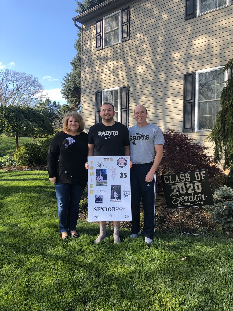 It’s #SeniorNight for Boys Lacrosse!  Congratulations to the #Classof2020 and thank your for 4 great years of Berks Catholic Lacrosse.  What a great night to be a Saint. We love you kids! #laxbros