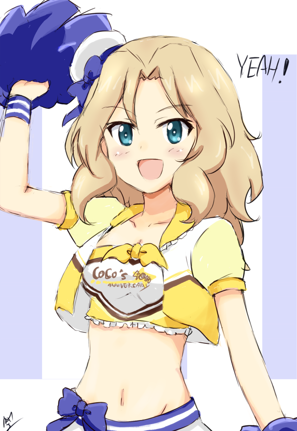 ケイ(ガルパン) 「ココスケイ

#ガルパン 」|MA-2㌠のイラスト