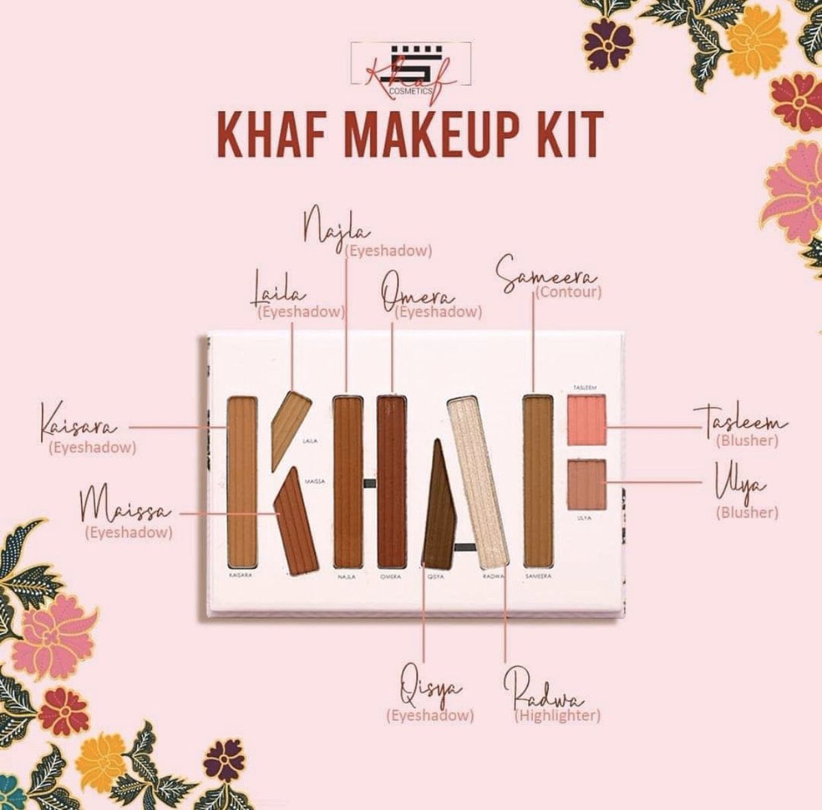  KHAF EYESHADOW PALLETE PROMO! RM85 only! (NP : RM93) p/s ; khaf eyeshadow ni kita promo tau! harga asal rm93. sekarang jadi rm85 sahaja  teramatlah rugi kalau korang tak grab sekarang! jangan menyesal kemudian hari! grab sekarang okay! 