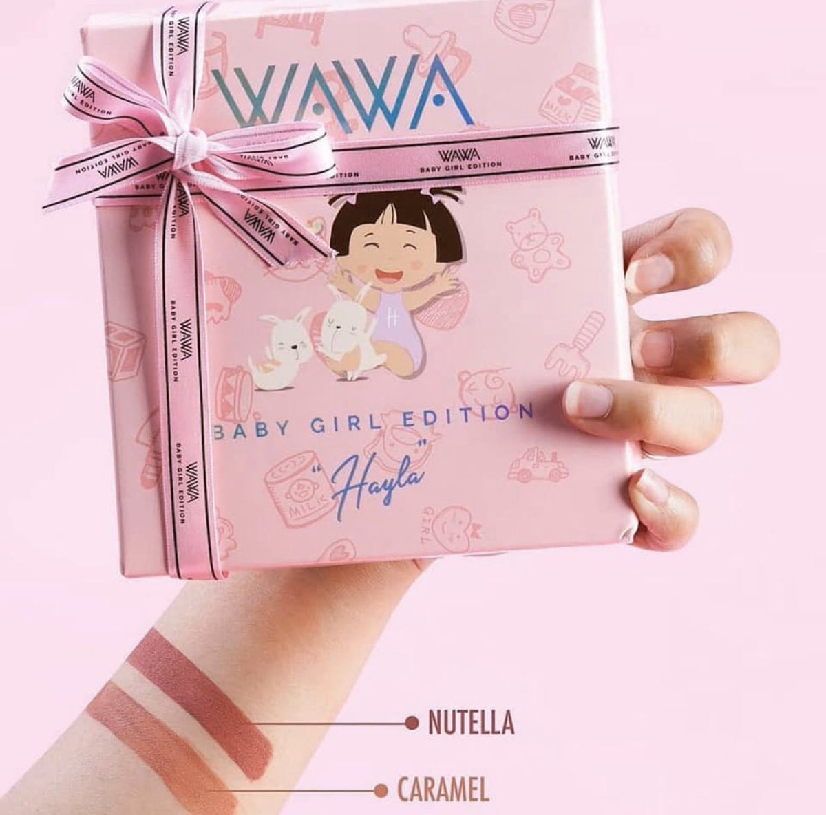  WAWA COSMETIC ; BABY GIRL EDITION RM59 ONLY! 2 set berbeza :-  Hayla  Sofyya p/s : Birthday kesayangan dah dekat tapi tak tau nak bagi hadiah apa? beli je wawa cosmetic baby girl edition ni! confirm senyum sampai telinga kesayangan tu nanti 