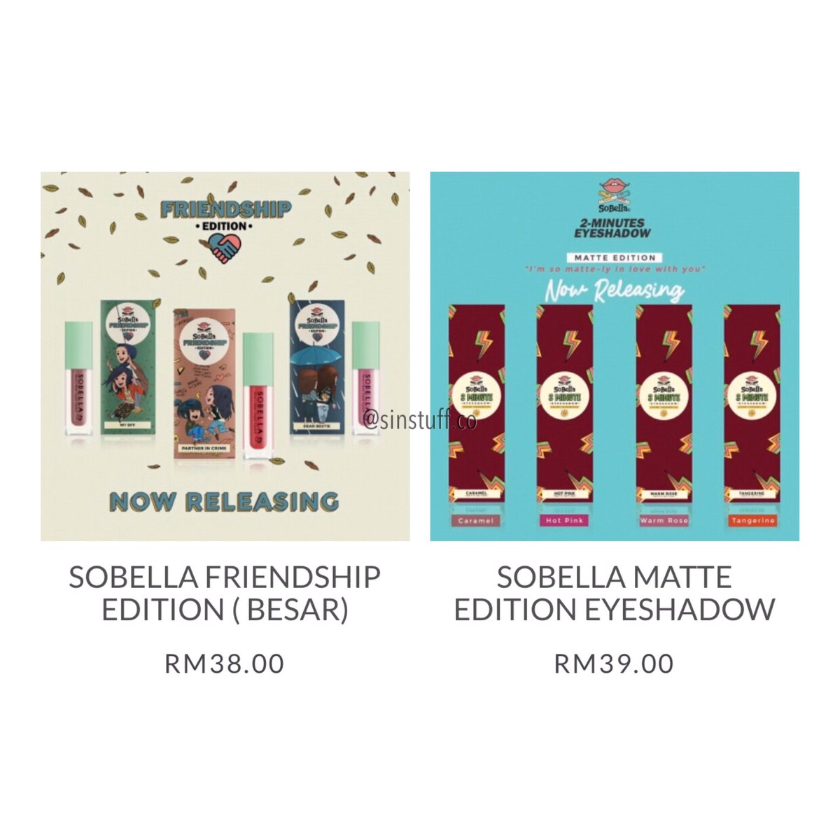  SOBELLA COSMETIC PROMO SOBELLAxASHH&ANNAS RM33 only!