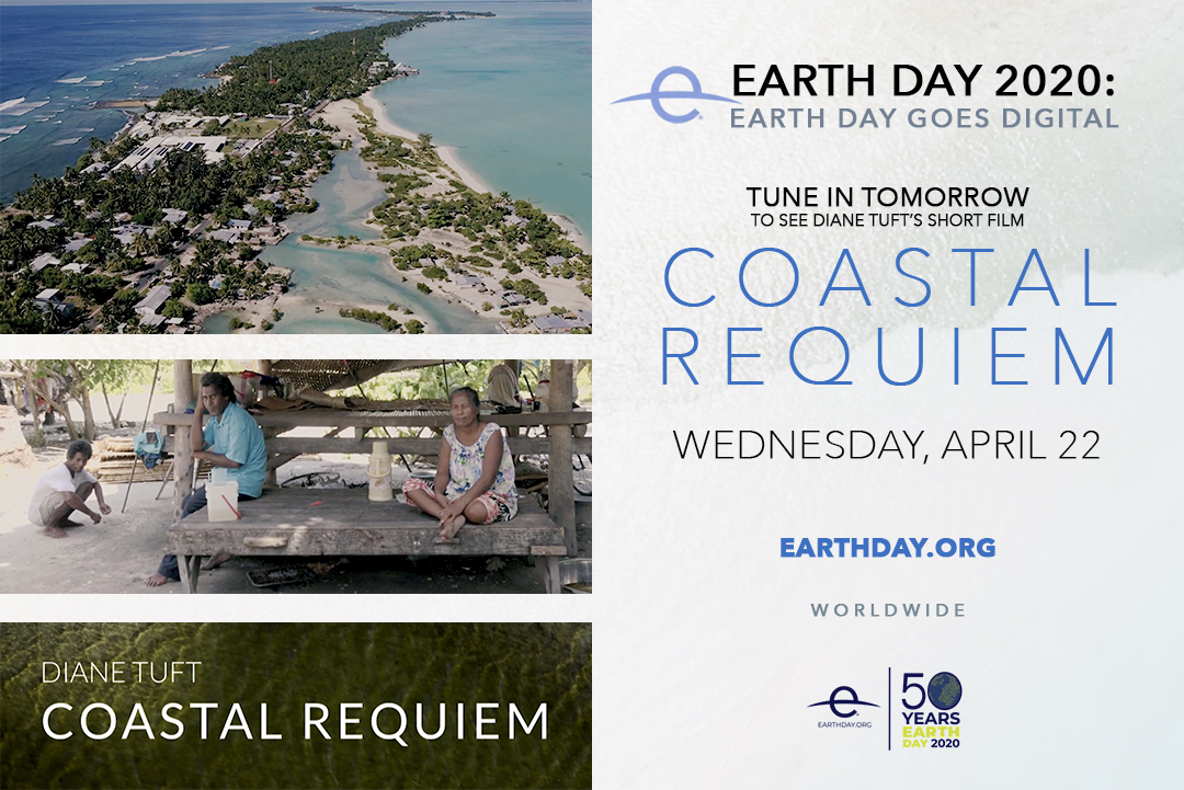 dianetuft's tweet photo. Protecting our environment is as important as ever. For its 50th Anniversary, #EarthDay2020 will be a worldwide 24-hour virtual event at @EarthDayNetwork. Join me tomorrow and tune in between 12PM-2PM to see the premiere of my short film, COASTAL REQUIEM: https://t.co/LKURWKAJbJ https://t.co/D0t6kFgjl0