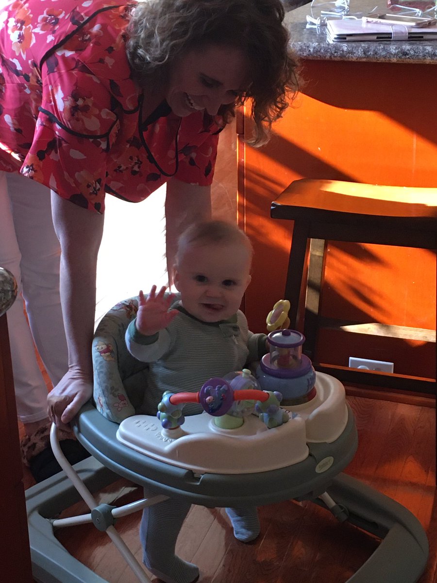 Because we can all use positivity...my son Levi waved to me for the first time today. And yes, I accidentally scared him as I screamed with excitement