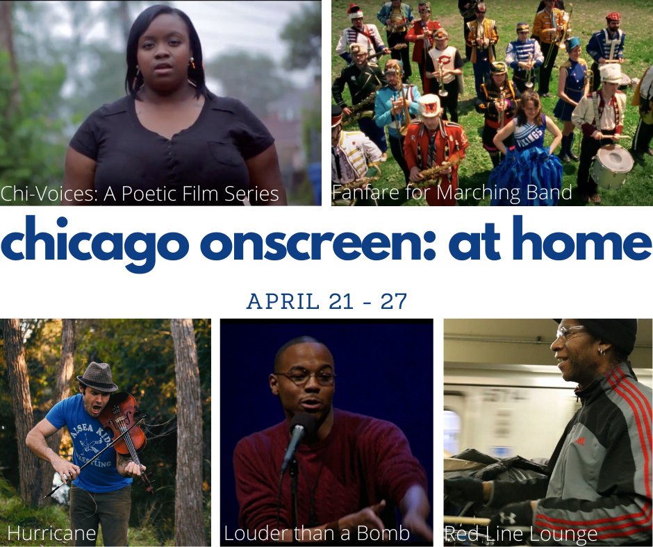 ChicagoParks's tweet photo. @ChicagoParks' Movies In The Parks is launching 'Chicago Onscreen: At Home,' a series of hometown movies featuring, speaking to and relevant for Chicago, through Memorial Day, May 25.
Check out the series at https://t.co/yJ3546IE7S
#StayHomeChicago #ChicagoOnscreen https://t.co/MCOWgvDfPS