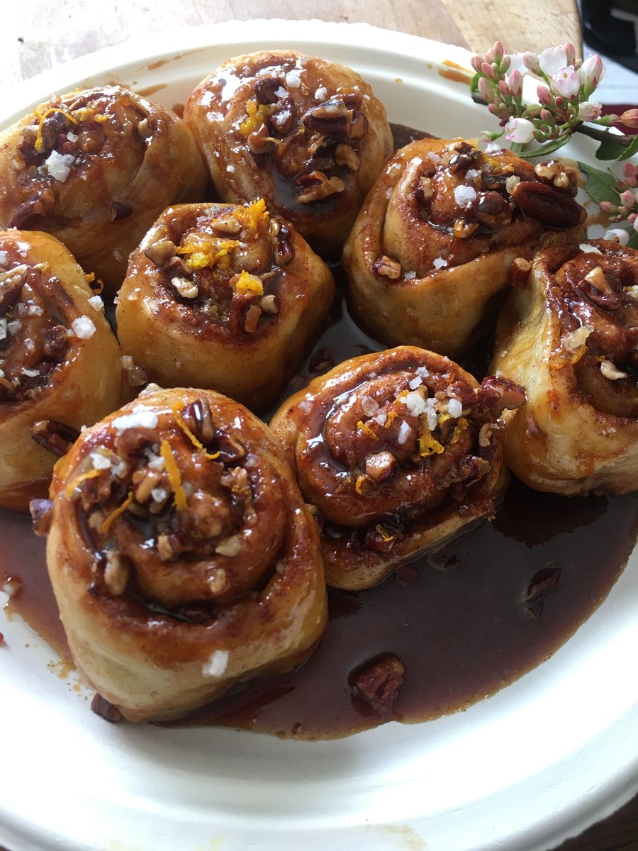 Streetzeria's tweet photo. Have a sweet tooth? You can make sticky buns with leftover pizza dough just like these! 😋
What would you make with leftover pizza dough?
#sweettooth #baking #pastry #bakery #sweets #yum #onmytable #breakfast #bakingproject #kidapproved #streetzeria https://t.co/HBu4NTov9D