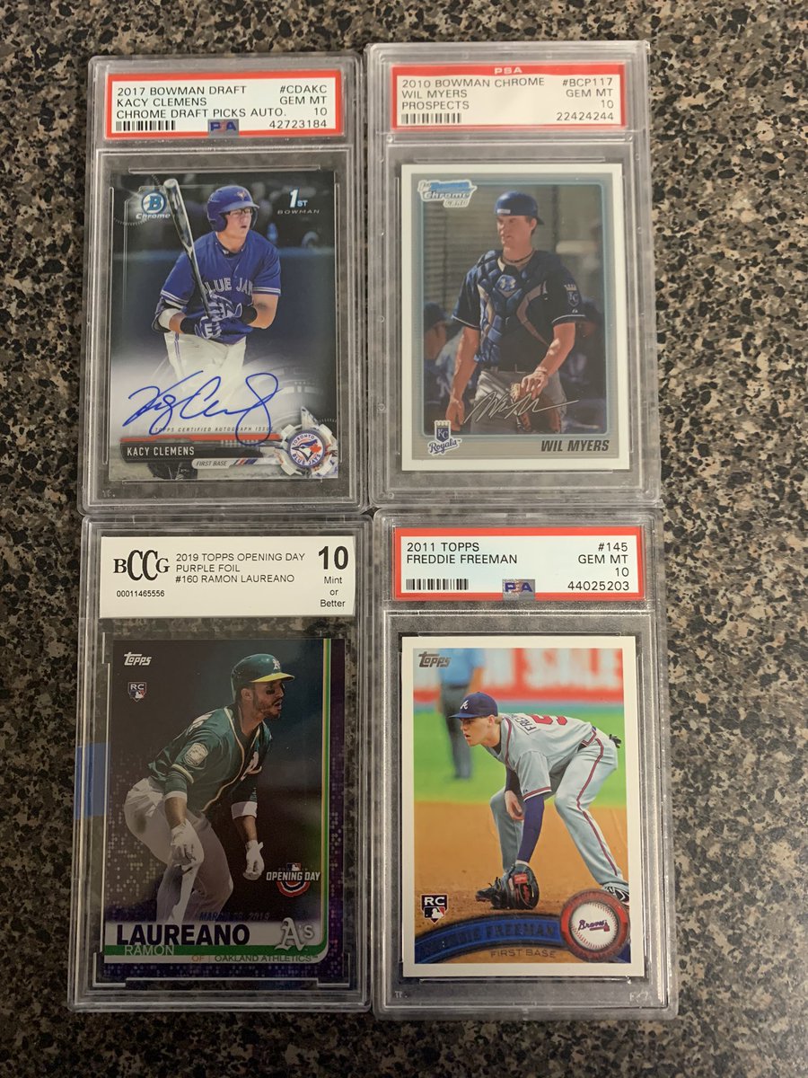 Last post of this thread! Some PSA 10s and a random laureano which I’ll probably crack cuz this is the ugliest case ever.
