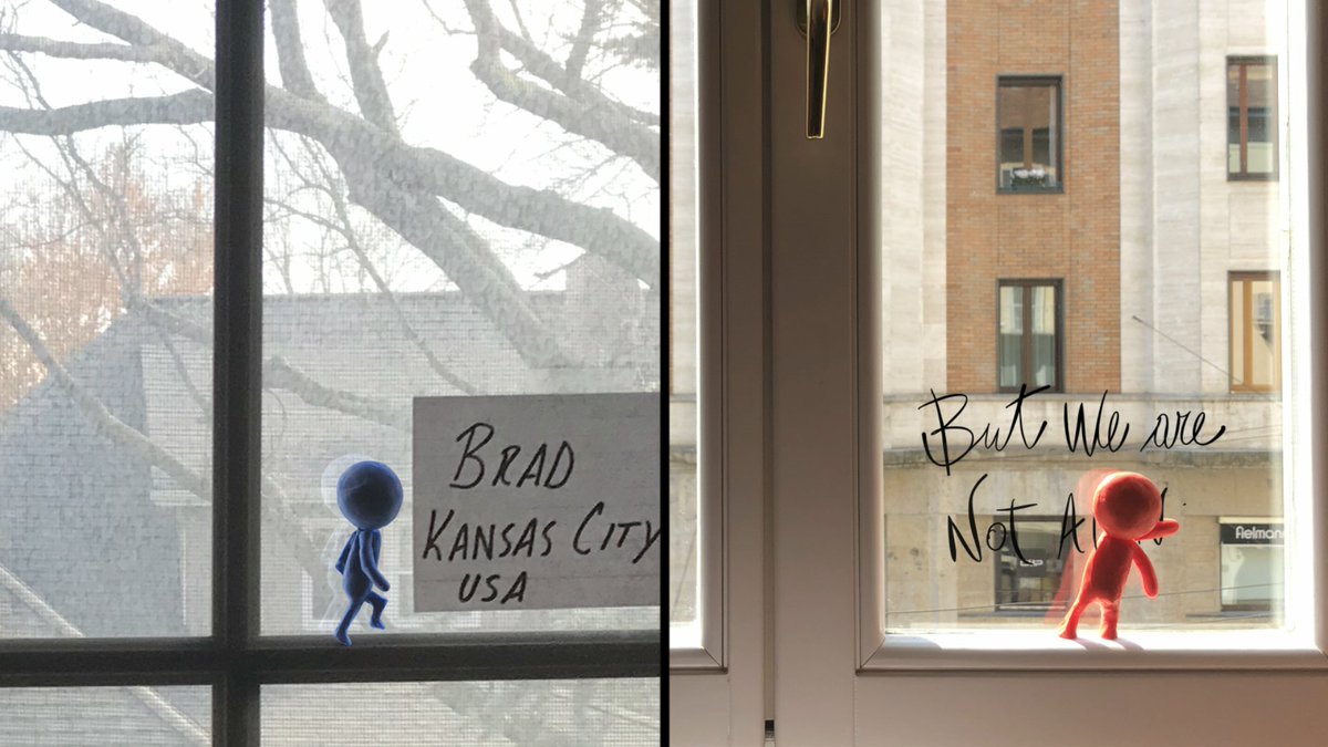 BarkProdKC's tweet image. No matter the distance, windows bring us together. 
You can upload your photo at curethequarantine.com/windows-of-qua… 
as well as share to Facebook and Instagram too! 
Make sure to tag and hashtag #CureTheQuarantine