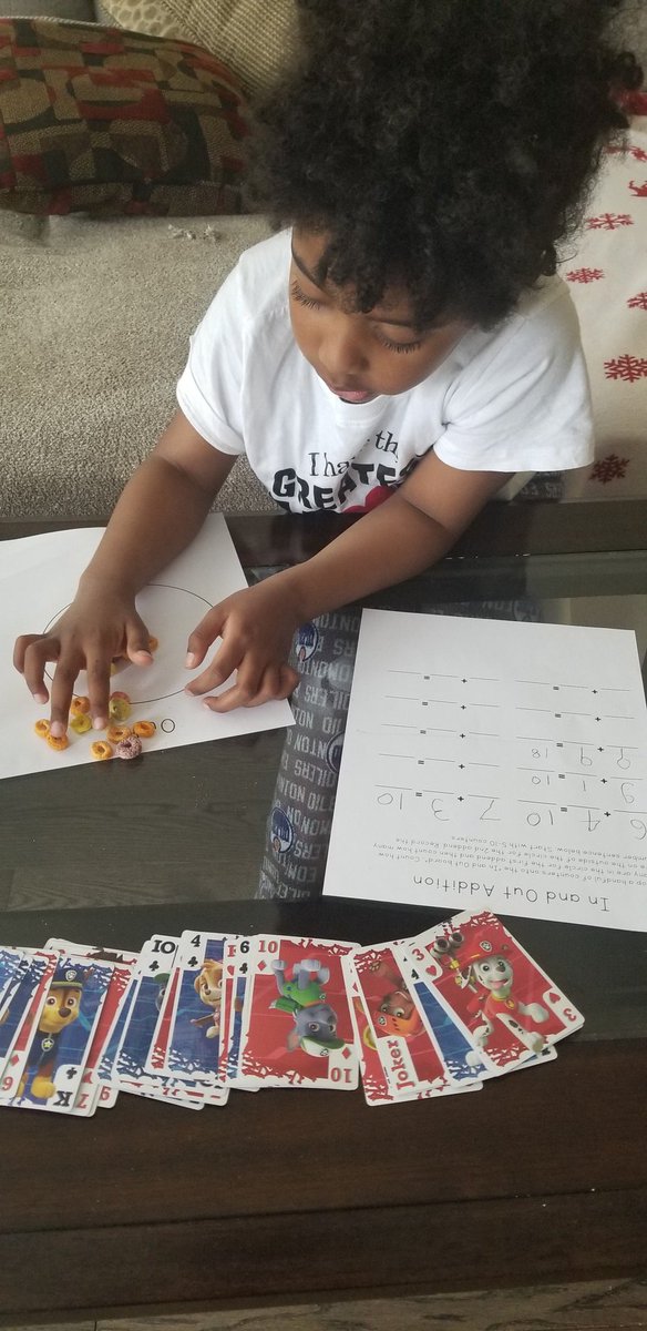 Moss_12_14's tweet photo. Amar completing his In and Out Addition using Froot Loops, and enjoying a small snack! @LecandaMrs @LearningAllDay @tightendmaarlhi https://t.co/rUtjOx0fsL