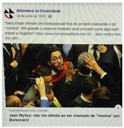 7) Como era de se esperar, Cristian “marido de Aquiles NOMEADO POR REGINA DE TROIA”, também defende ex-deputados que fazem tour no exterior detonando a imagem de nosso país.