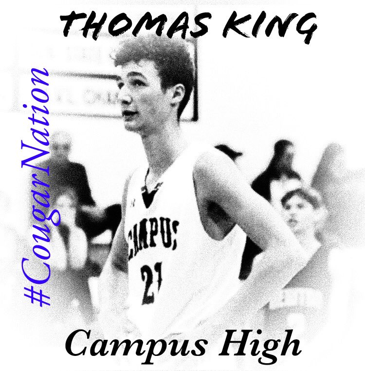 Also from Campus High School, let’s welcome 6’6 <a href="/ThomasKing21_/">Thomas King</a> to the Cougar Family! 

Thomas is going to add some versatility to our team. 

Welcome Thomas. #CougarNation <a href="/BartonSports/">Barton Sports</a> <a href="/NJCAABasketball/">NJCAA Basketball</a> <a href="/KJCCCmedia/">KJCCC athletics</a>