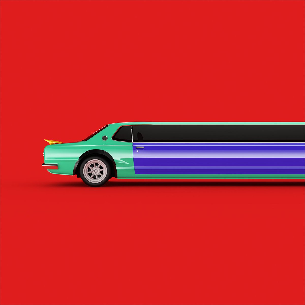 MDWalczak's tweet photo. The Harlequin Hakosuka
#jdm #datsun #skyline #hakosuka #fendermirror #nissan #harlequin #surrealism #satisfying #loop #c4d #redshift #jdml #japaneseclassics #advan #harlequin #volkswagen https://t.co/dUTBNoOq6x