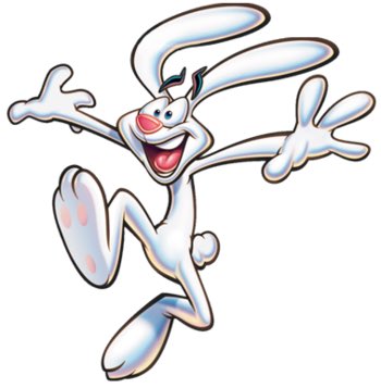 Trix Rabbit- the one who is either vaping or skating or both