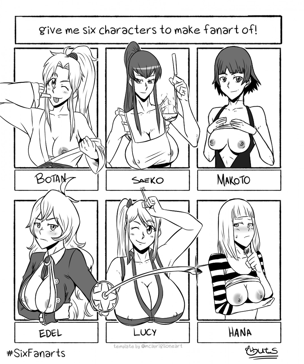 PervyGuts's tweet photo. I know that i took more time than expected but here they are ^^

#SixFanartsChallenge #SixFanarts #SaekoBusujima #Botan #MakotoNiijima #EdelFrost #LucyHeartfilia #HanaMidorikawa https://t.co/fD5l2JBTpB