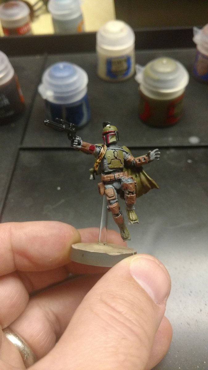 scifiscott's tweet image. Makes me wonder what miniatures see when painting them. #tableready #starwars #legion #paintingminis