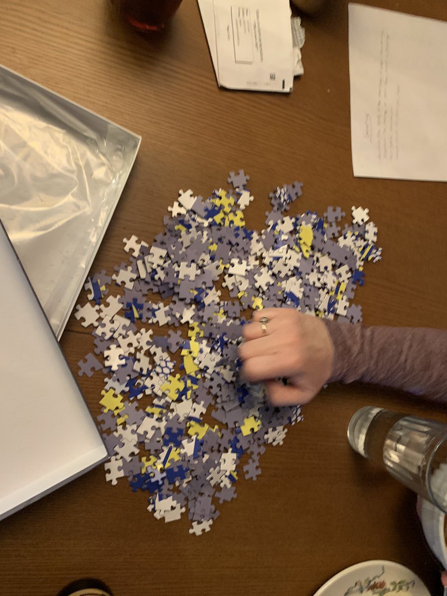 LHSMABoysLax's tweet photo. As a lament for the official loss of our season today, my wife and I will now do this puzzle. Thank you Ford family and LYL! #golexlax #hustlefightscrap @boysdirector @ColbyCrogan https://t.co/5IETYPu4xq