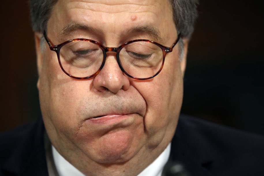 Use one word that pretty much sums up Bill Barr?