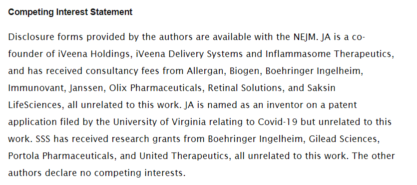 BUSTED: One of the authors of the "study" saying Hydroxychloroquine doesnt work at VA hospitals got research grant from Gilead, making a competitor drugFor Hydroxychloroquine plus azithromycin, deaths not substantial enough to rule out other factorsRetweet for Truth!